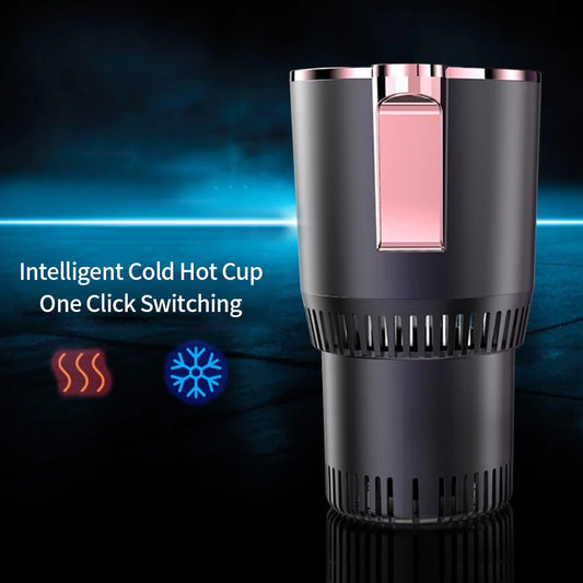 Portable Car Beverage Warmer & Cooler – 12V Smart Cup Adapter